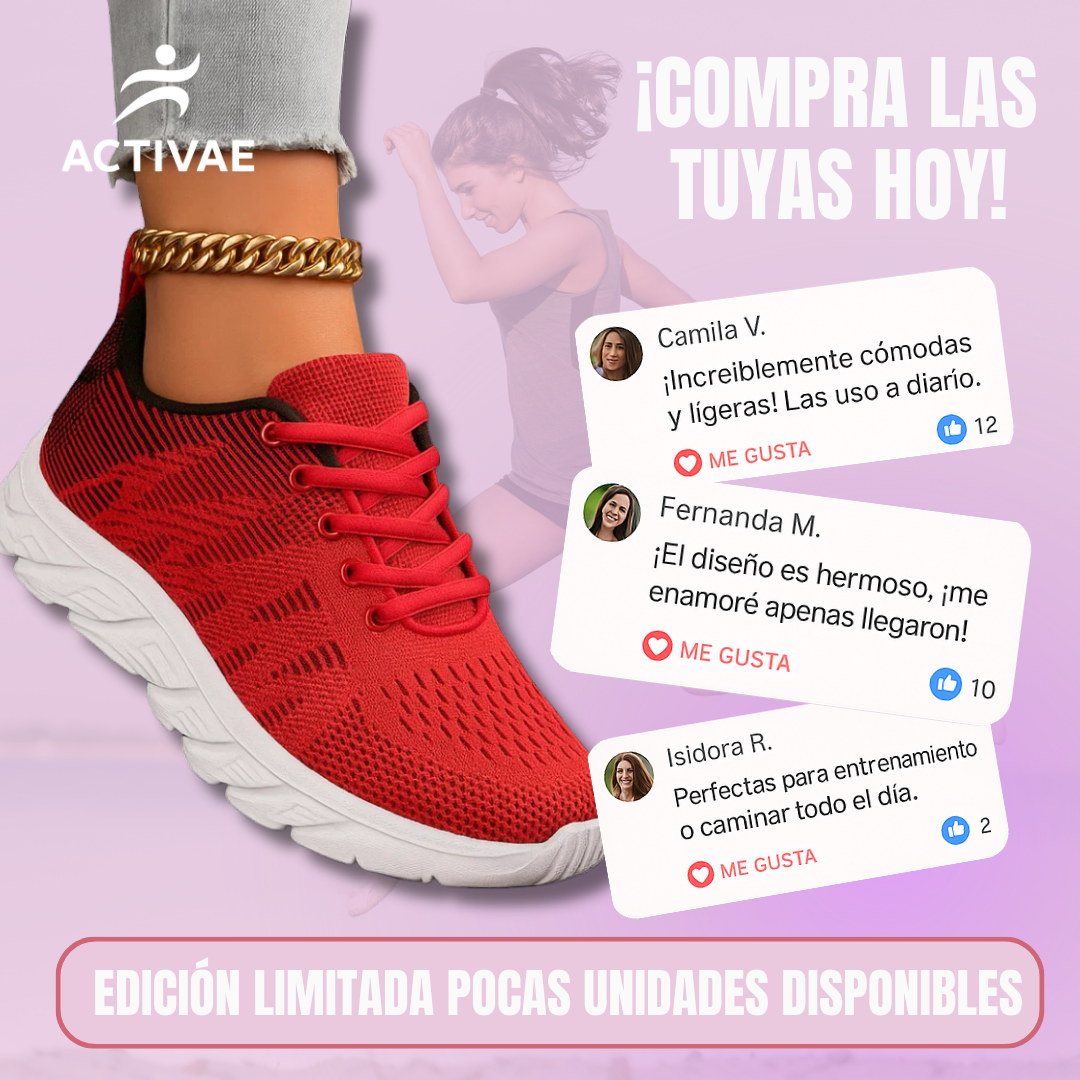 ZAPATILLAS AURA ACTIVAE® | LINEA ESENCIAL